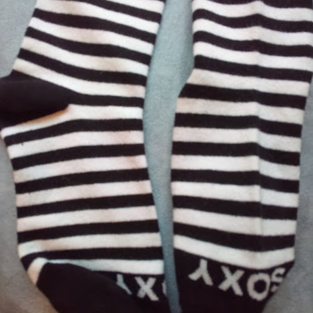 SOXY Basic Black Striped Socks